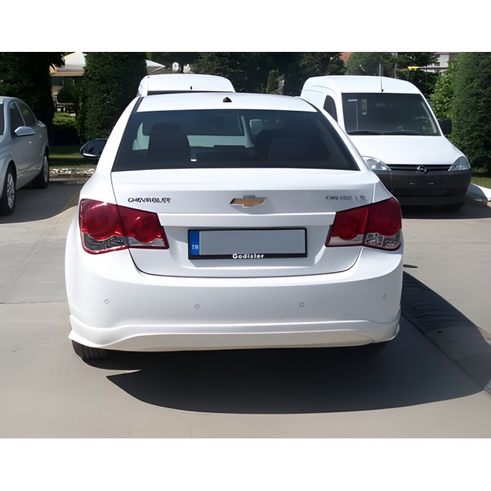 Накладка на задній бампер SD (Meliset, під фарбування) для Chevrolet Cruze 2009-2015 рр