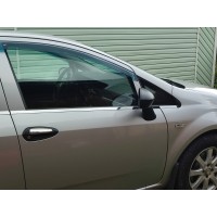 Накладки на ручки (4 шт, нерж) Carmos - Турецька сталь для Fiat Linea 2006-2018 рр