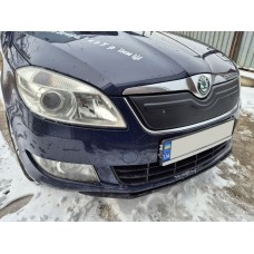 Зимова накладка на решітку (2010-2025, верхня) Матова для Skoda Roomster рр