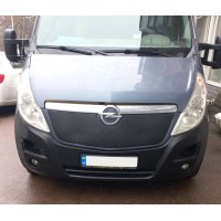 Зимняя накладка на решетку Матовая для Opel Movano 2010-2021 гг