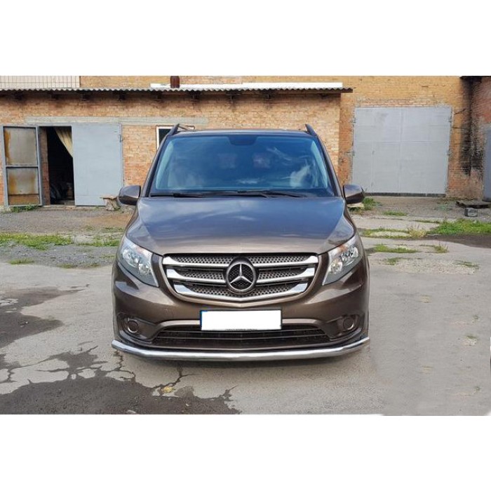 Передній захист ST008 (нерж.) для Mercedes Vito / V-class W447 2014- рр