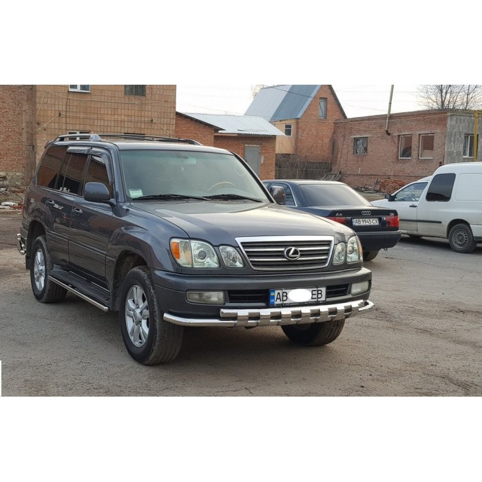 Передній захист ST015 (нерж.) для Lexus LX470