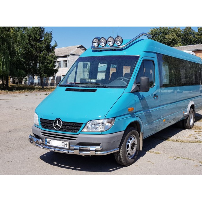 Передній захист ST015-2 (нерж.) для Mercedes Sprinter W901/902/903/904/905 1995-2006 рр