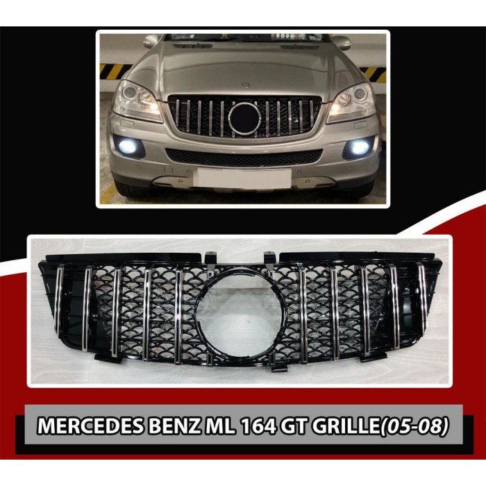 Передня решітка (GT, 2005-2008) для Mercedes ML W164