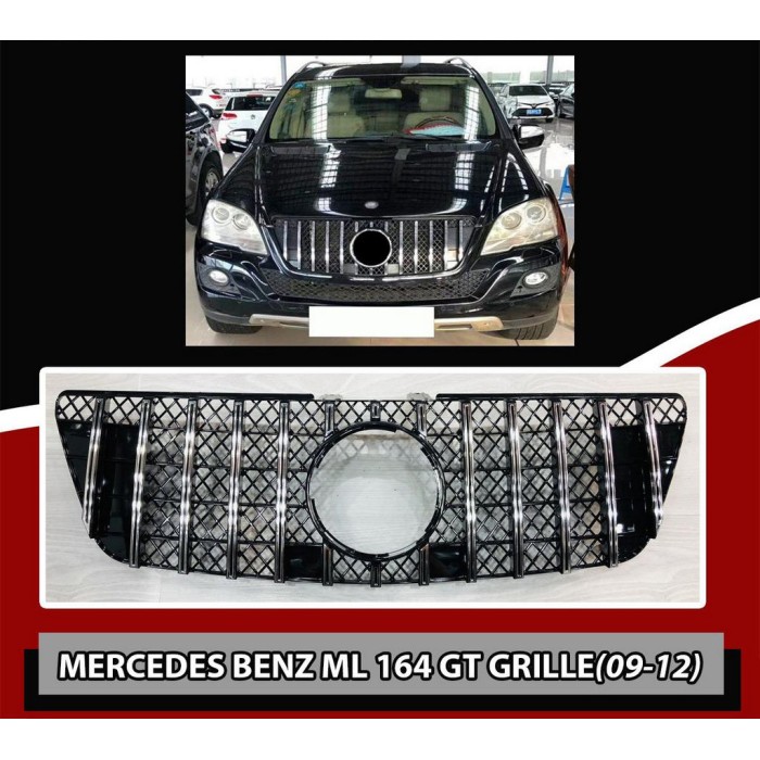 Передня решітка (GT, 2009-2012) для Mercedes ML W164