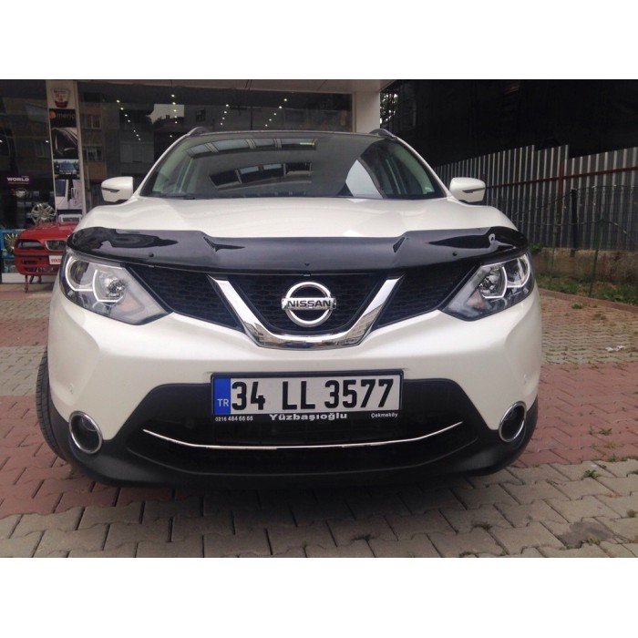 Дефлектор капота EuroCap (2014-2017) для Nissan Qashqai рр