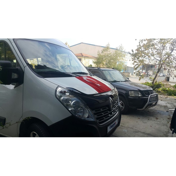 Дефлектор капота 2015-2019 (EuroCap) для Renault Master рр