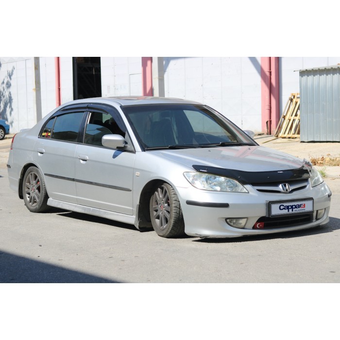 Дефлектор капота (EuroCap) для Honda Civic Sedan VII 2001-2006 гг