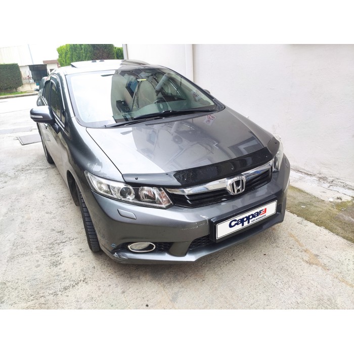 Дефлектор капота (EuroCap) для Honda Civic Sedan IX 2011-2016 гг