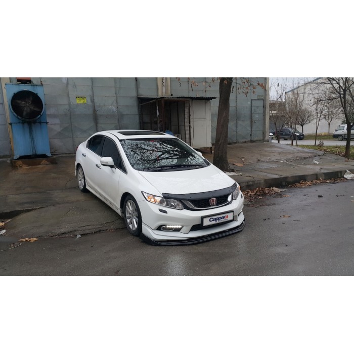 Дефлектор капота (EuroCap) для Honda Civic Sedan IX 2011-2016 гг