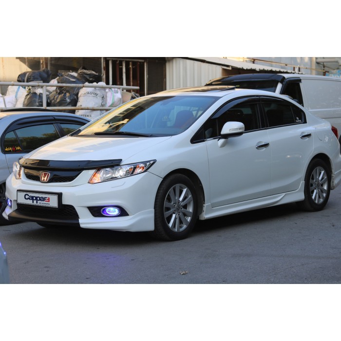 Дефлектор капота (EuroCap) для Honda Civic Sedan IX 2011-2016 гг