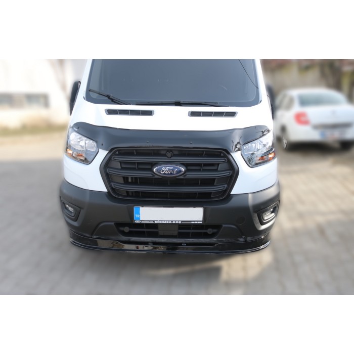 Передня лип накладка (2019-2025, ABS) для Ford Transit 2014- рр