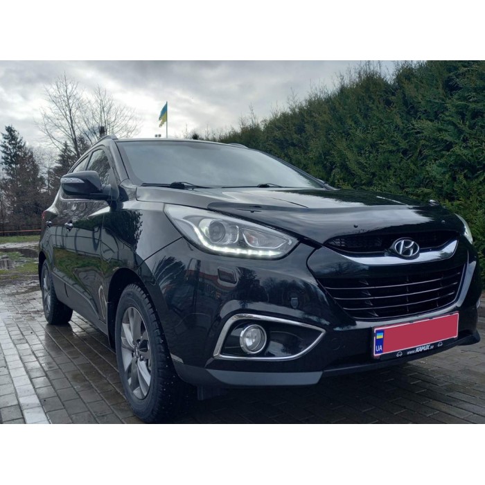 Дефлектор капота (EuroCap) для Hyundai IX-35 2010-2015 гг