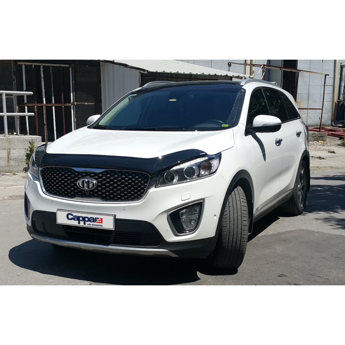 Дефлектор капота (EuroCap) для Kia Sorento UM 2015-2020 гг