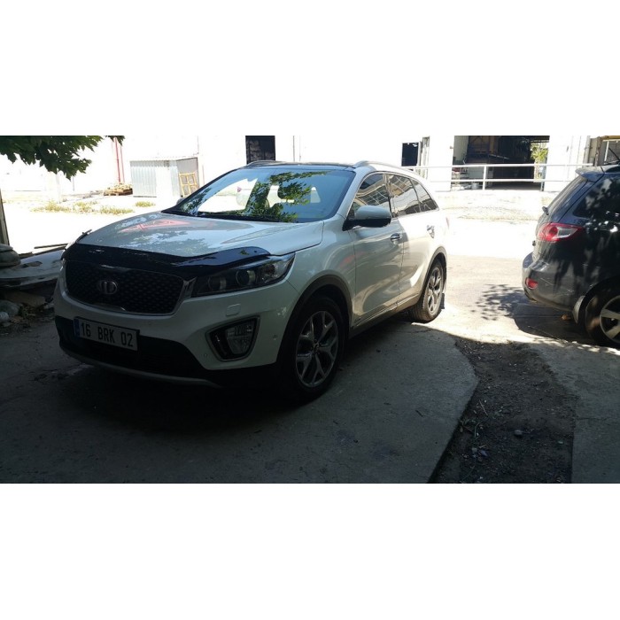 Дефлектор капота (EuroCap) для Kia Sorento UM 2015-2020 гг