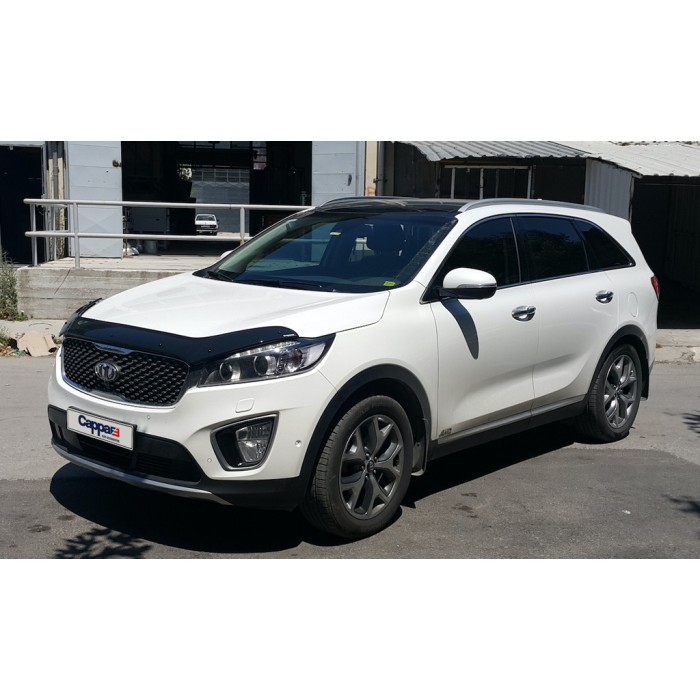 Дефлектор капота (EuroCap) для Kia Sorento UM 2015-2020 гг