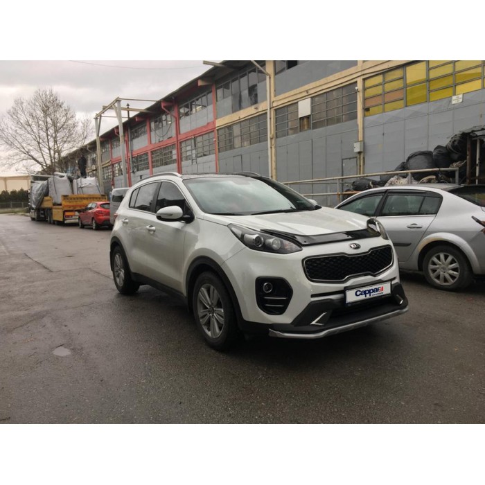 Дефлектор капота (EuroCap) для Kia Sportage 2015-2021 гг