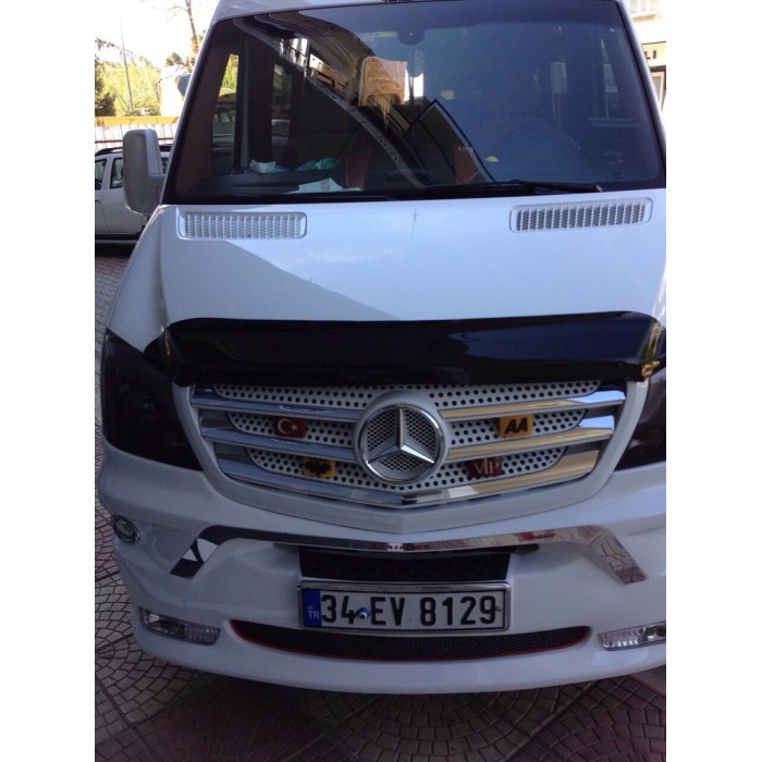 Дефлектор капота 2013-2025 (V2, EuroCap) для Mercedes Sprinter W906 рр