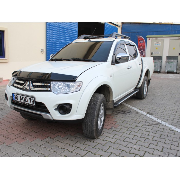 Дефлектор капота (EuroCap) для Mitsubishi L200 2006-2015 гг