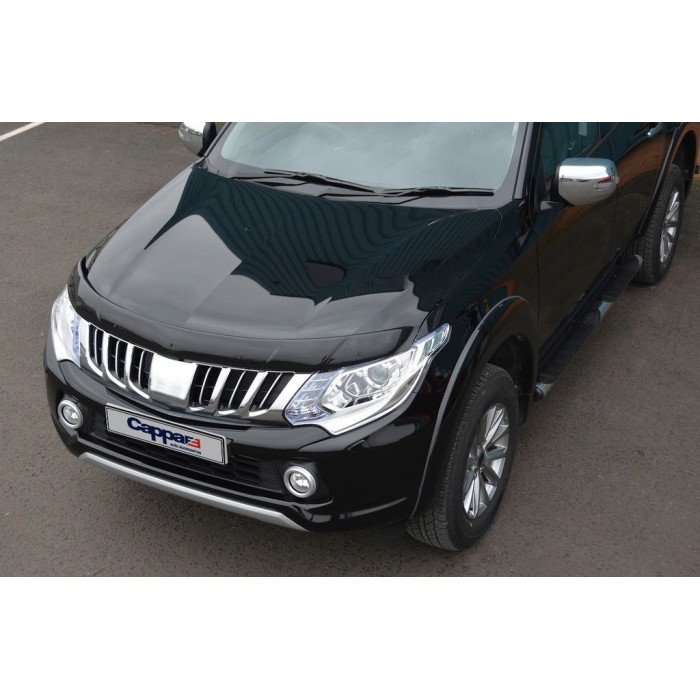 Дефлектор капота (2015-2019, EuroCap) для Mitsubishi L200