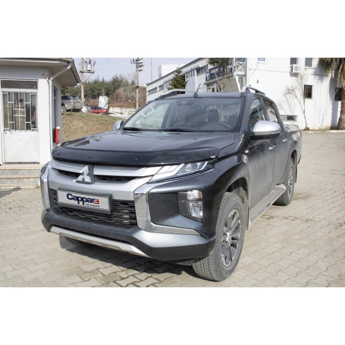 Дефлектор капота (2019-2025, EuroCap) для Mitsubishi L200