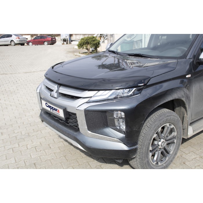 Дефлектор капота (2019-2025, EuroCap) для Mitsubishi L200