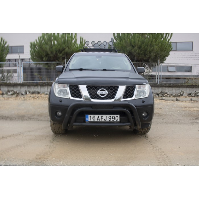 Дефлектор капоту (EuroCap) для Nissan Navara 2006-2015 рр