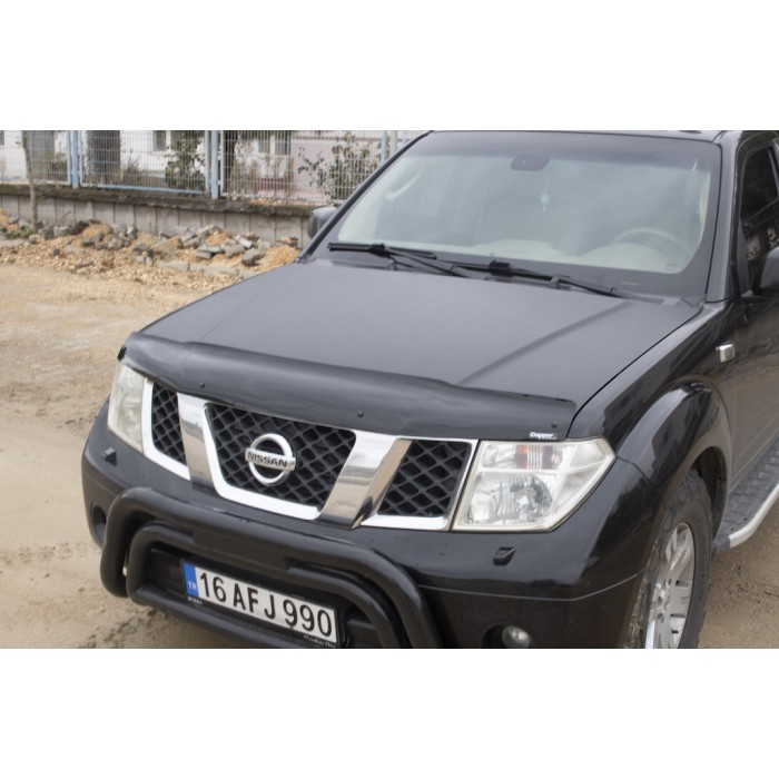 Дефлектор капоту (EuroCap) для Nissan Navara 2006-2015 рр