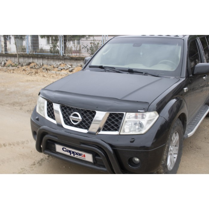 Дефлектор капоту (EuroCap) для Nissan Navara 2006-2015 рр