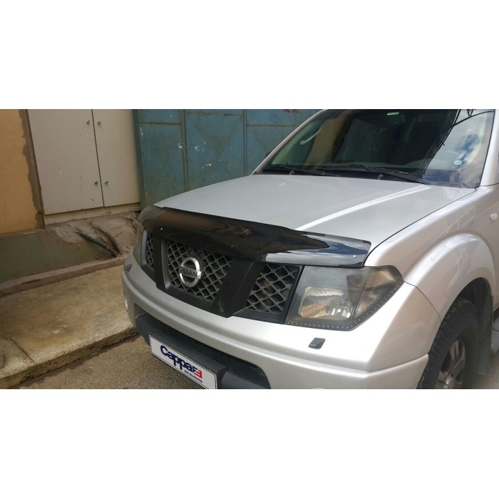 Дефлектор капоту (EuroCap) для Nissan Navara 2006-2015 рр