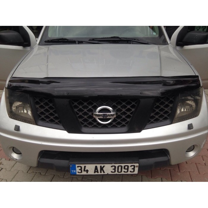 Дефлектор капоту (EuroCap) для Nissan Navara 2006-2015 рр