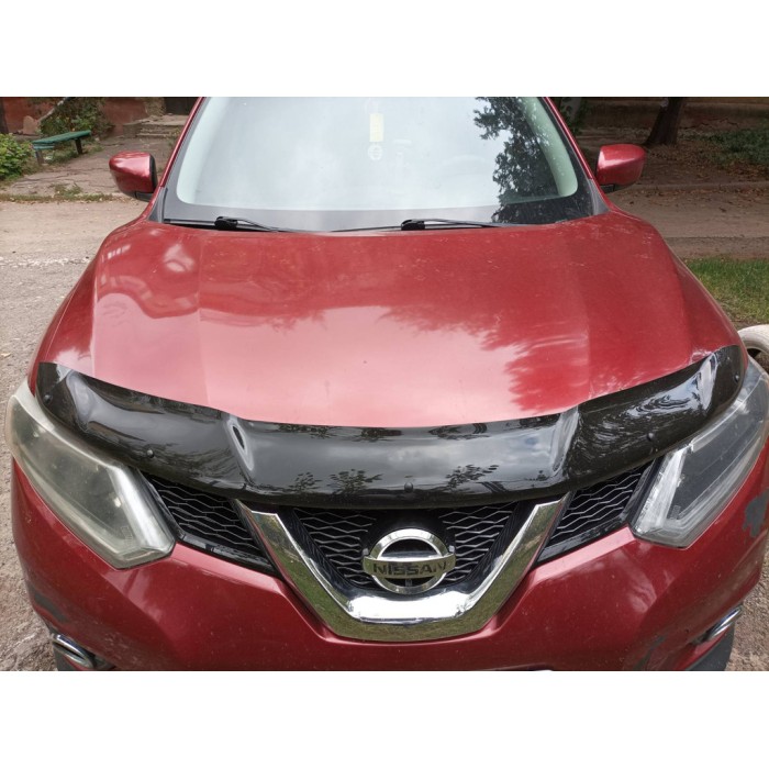 Дефлектор капота (EuroCap) для Nissan X-trail T32/Rogue 2014-2021 гг