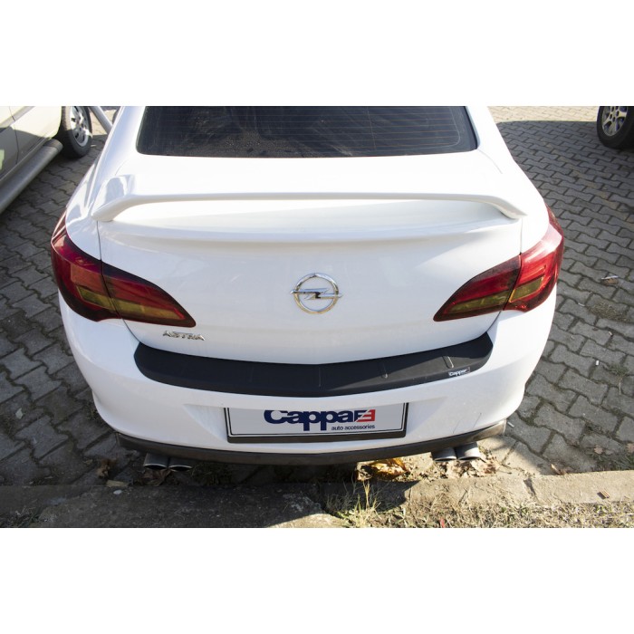 Накладка на задній бампер EuroCap (Sedan, ABS) для Opel Astra J 2009-2015 рр