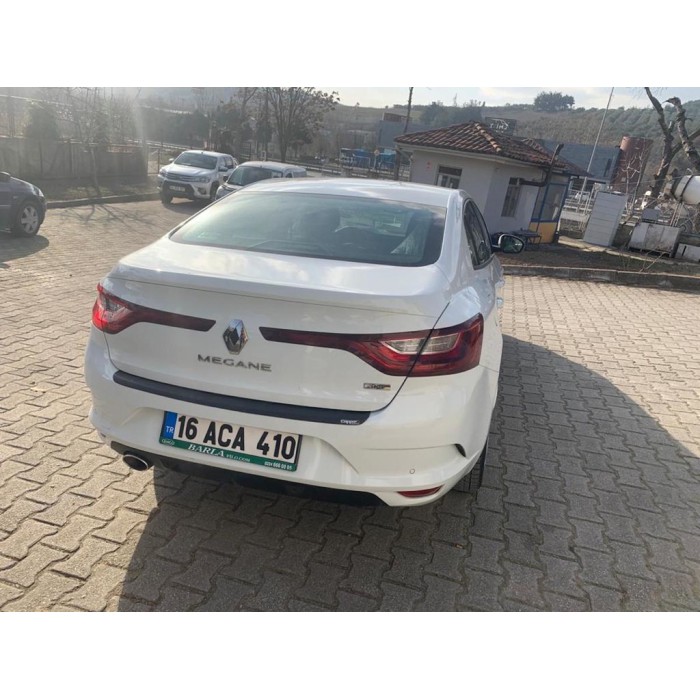 Накладка на задний бампер EuroCap (Sedan, ABS) для Renault Megane IV 2016-2025 гг