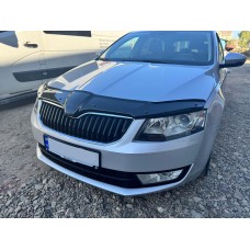 Дефлектор капота 2013-2017 (EuroCap) для Skoda Octavia III A7 рр