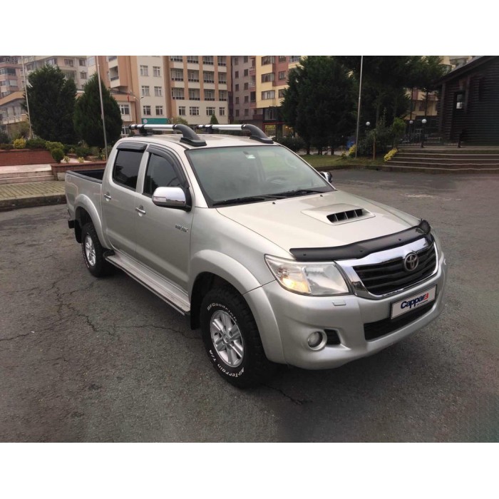 Дефлектор капота 2011-2015 (EuroCap) для Toyota Hilux рр