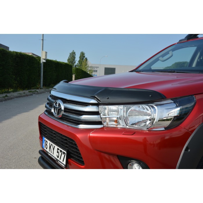 Дефлектор капота 2015-2020 (EuroCap) для Toyota Hilux 2015- рр