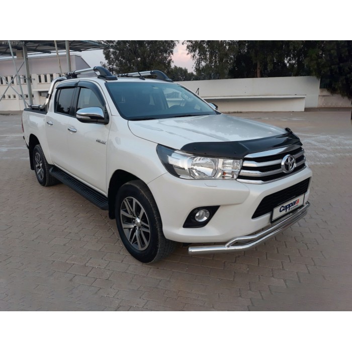 Дефлектор капота 2015-2020 (EuroCap) для Toyota Hilux 2015- рр