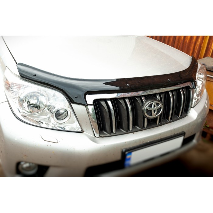 Дефлектор капота 2009-2013 (EuroCap) для Toyota Land Cruiser Prado 150