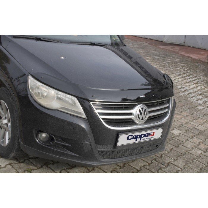 Дефлектор капота (EuroCap) для Volkswagen Tiguan 2007-2016 гг