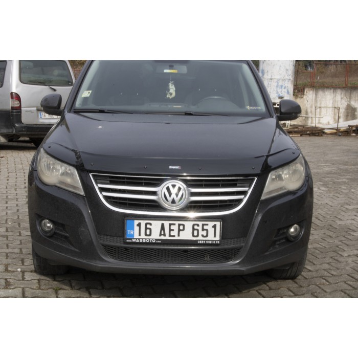 Дефлектор капота (EuroCap) для Volkswagen Tiguan 2007-2016 гг