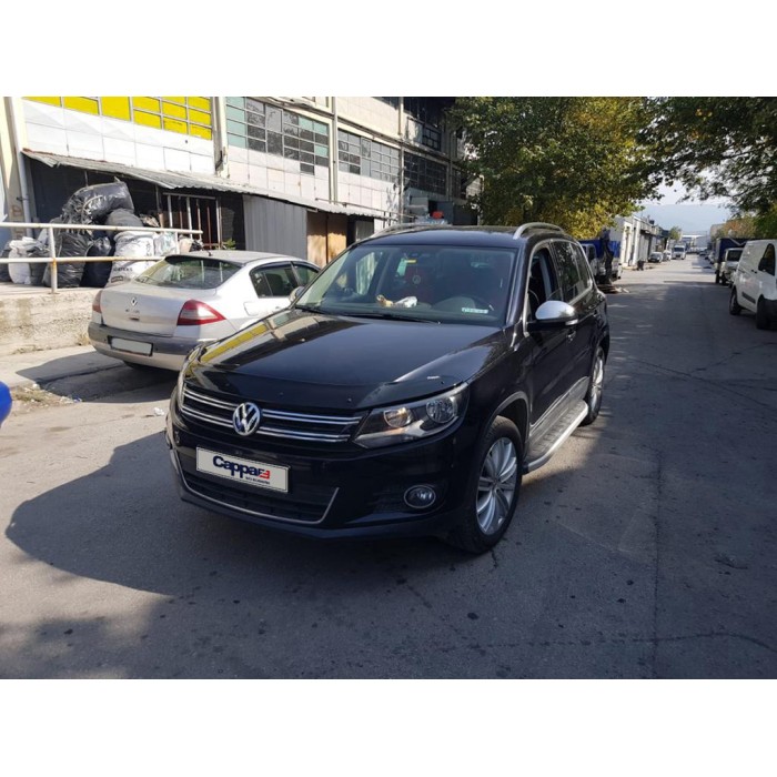 Дефлектор капота (EuroCap) для Volkswagen Tiguan 2007-2016 гг