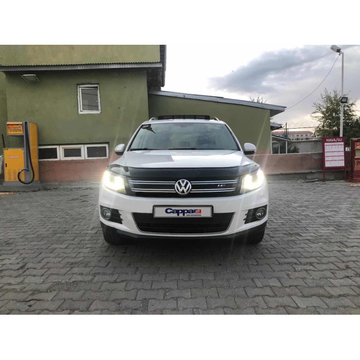 Дефлектор капота (EuroCap) для Volkswagen Tiguan 2007-2016 гг