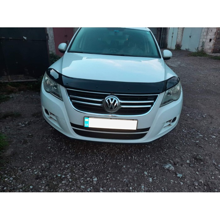 Дефлектор капота (EuroCap) для Volkswagen Tiguan 2007-2016 гг