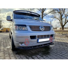 Передня лип накладка (ABS) для Volkswagen T5 Transporter 2003-2010 рр