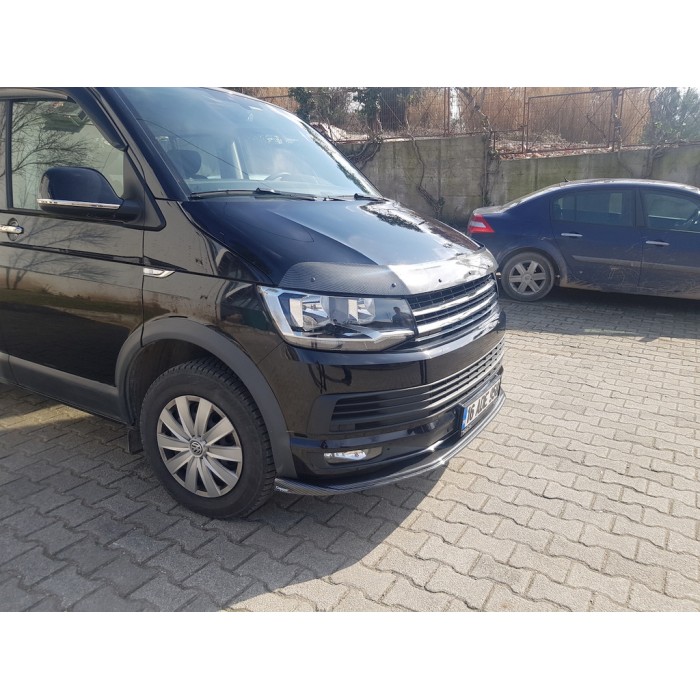 Дефлектор капоту під карбон (EuroCap) для Volkswagen T6