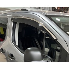 Вітровики з хромом (2 шт, Niken) для Opel Combo 2019- рр