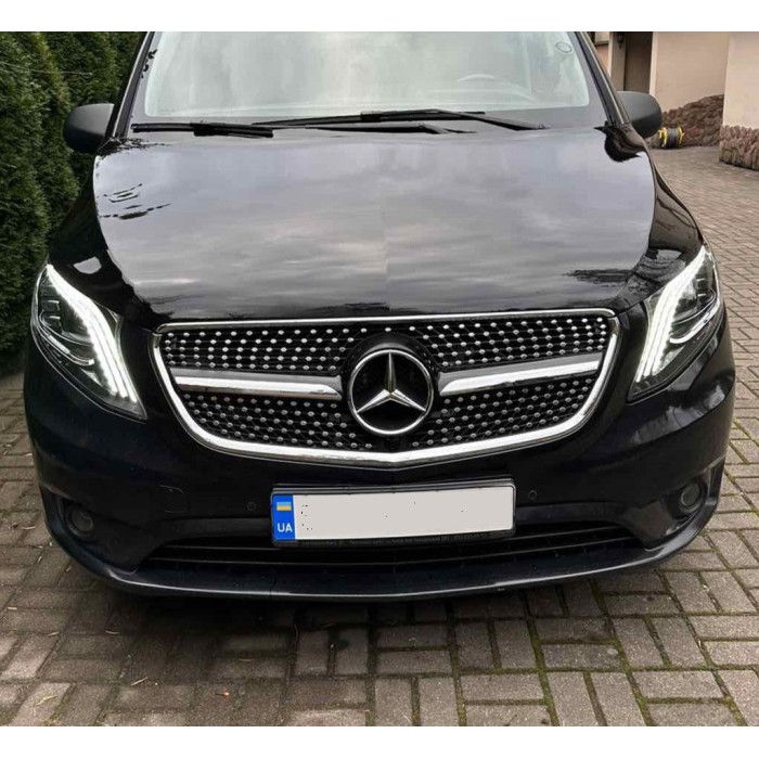 Передня решітка Diamond (2014-2023 для Vito W447) для Mercedes Vito / V-class W447 2014- рр