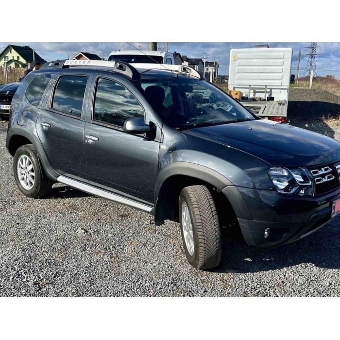 Розширювачі арок гладкі (8 шт, ABS) EuroCap - Туреччина для Renault Duster 2008-2017 рр