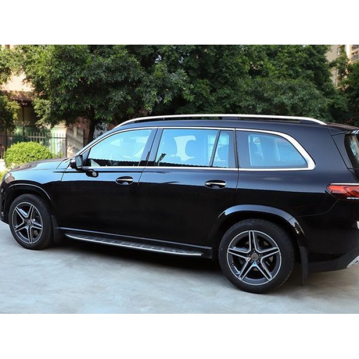 Бризковики Premium (4 шт, авто з порогами) для Mercedes GLS X167